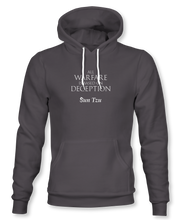 Load image into Gallery viewer, &quot;All Warfare Is Based On Deception&quot; ~ Sun Tzu: The Art of War, Hoodie, Unisex, Heavy Metal