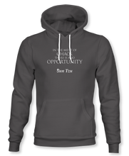 Load image into Gallery viewer, In The Midst Of Chaos, There Is Also Opportunity. ~ Sun Tzu: The Art of War, Hoodie, Unisex, Heavy Metal